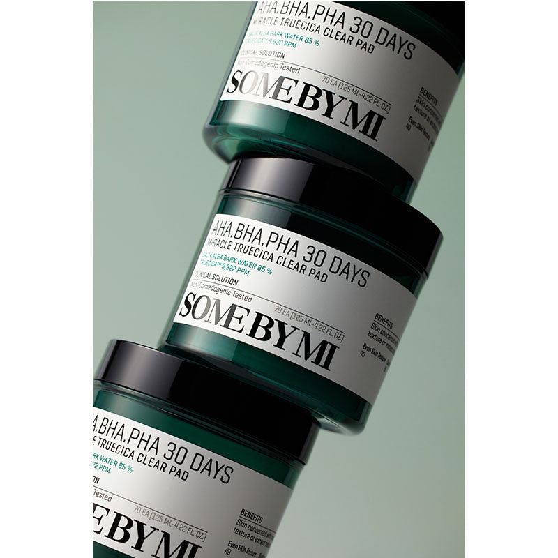 SOME BY MI AHA BHA PHA 30 Days Miracle Truecica Clear Pad | Toner | BONIIK | Best Korean Beauty Skincare Makeup in Australia