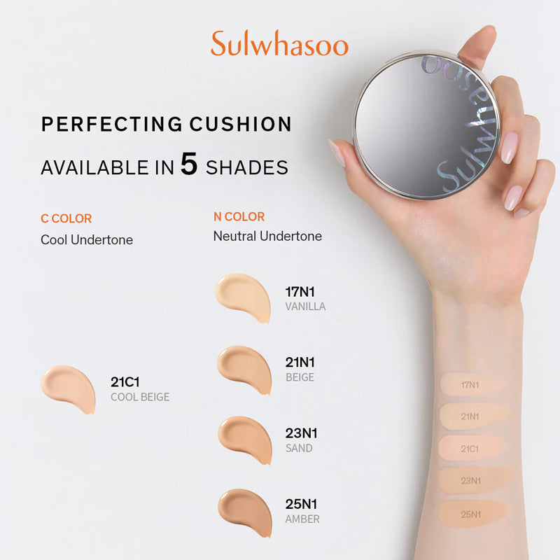 SULWHASOO Perfecting Cushion | BONIIK Best Korean Beauty Skincare Makeup Store in Australia