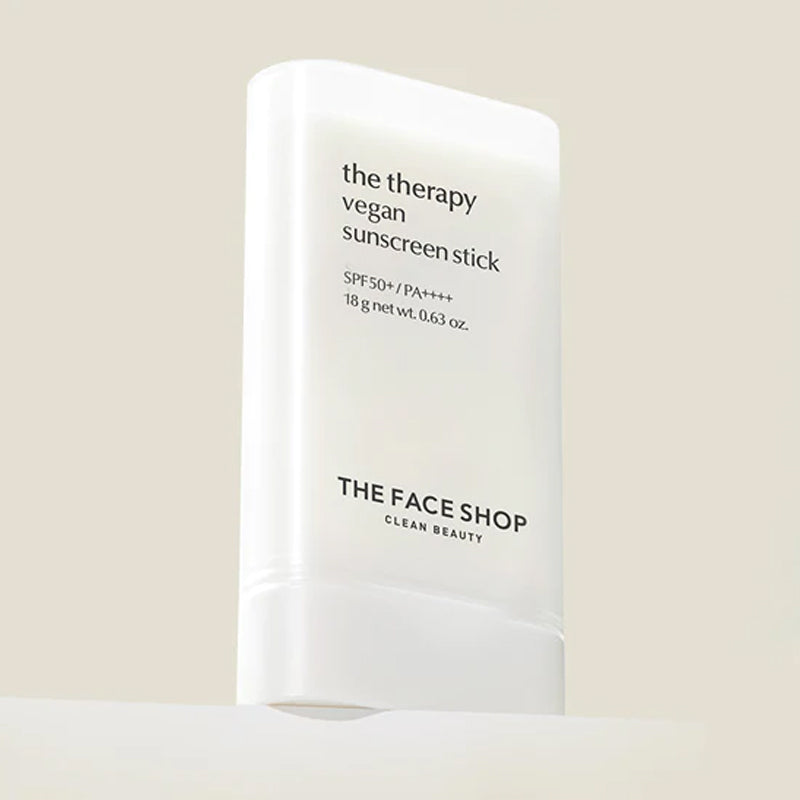 THE FACE SHOP The Therapy Vegan Sunscreen Stick | BONIIK Best Korean Beauty Skincare Makeup Store in Australia