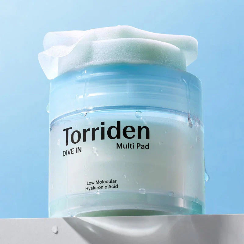 TORRIDEN Dive-In Low Molecular Hyaluronic Acid Multi Pad | BONIIK Best Korean Beauty Skincare Makeup Store in Australia