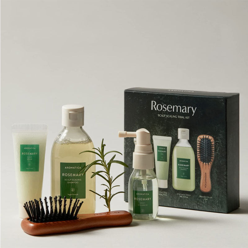AROMATICA Rosemary Scalp Scaling Trial Kit | BONIIK Korean Hair Care Australia