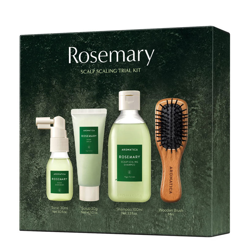 AROMATICA Rosemary Scalp Scaling Trial Kit | BONIIK Korean Hair Care Australia