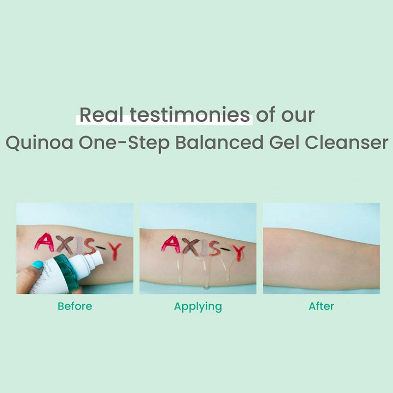 AXIS-Y Quinoa One-Step Balanced Gel Cleanser | BONIIK Best Korean Beauty Skincare Makeup Store in Australia