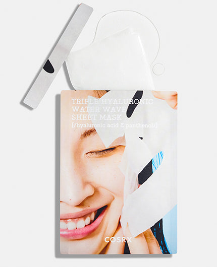 COSRX Hydrium Triple Hyaluronic Water Wave Sheet Mask | BONIIK Best Korean Beauty Skincare Makeup in Australia