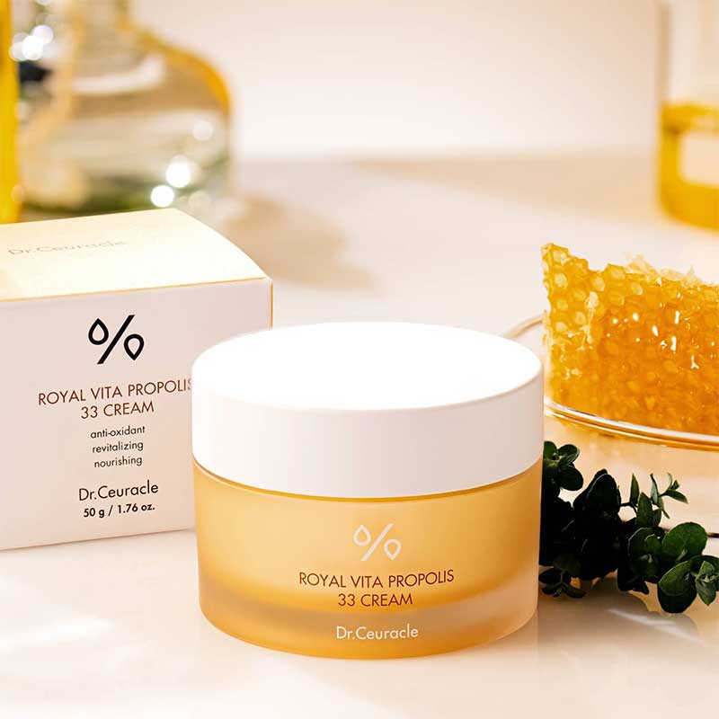 DR. CEURACLE Royal Vita Propolis 33 Cream BONIIK Korean Skincare Australia