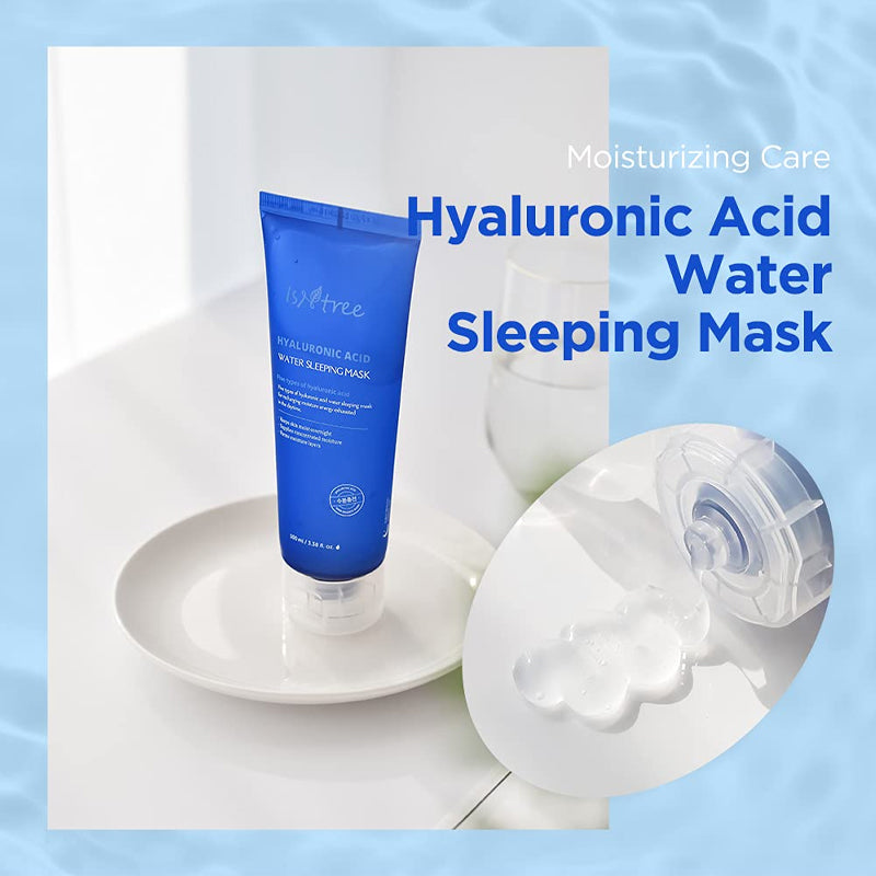 ISNTREE Hyaluronic Acid Water Sleeping Mask | Hydrating Mask | BONIIK Best Korean Skincare Best Korean Makeup