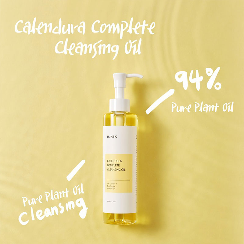 IUNIK Calendula Complete Cleansing Oil | Makeup Remover | BONIIK Best Korean Skincare