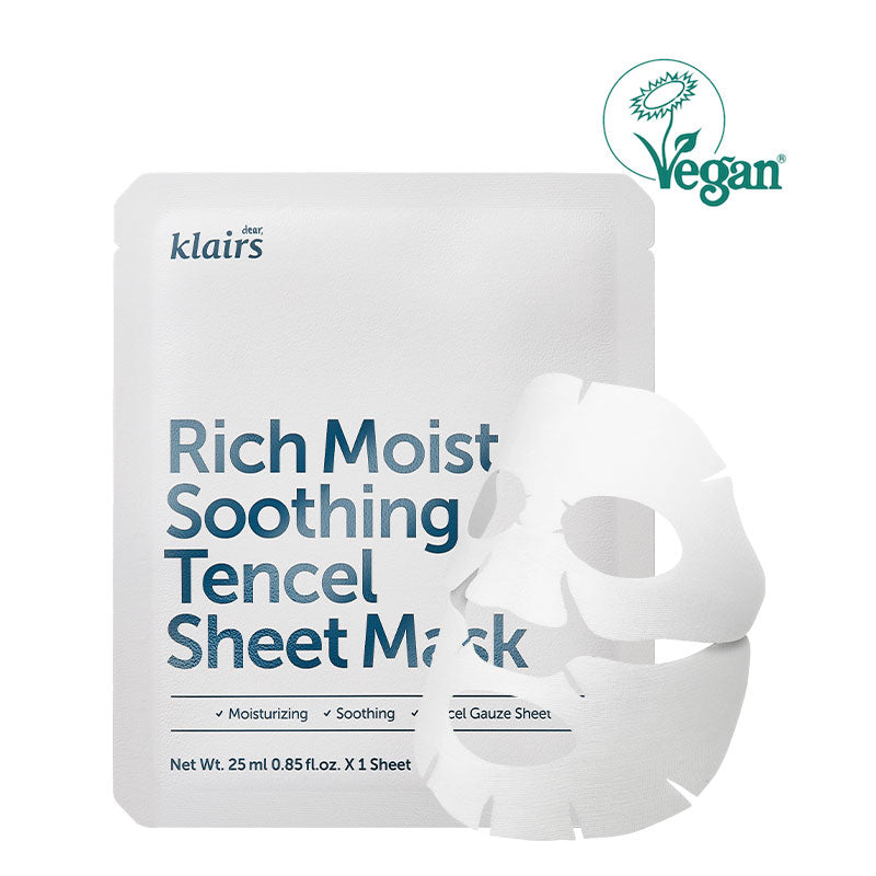 KLAIRS Rich Moist Soothing Tencel Sheet Mask | BONIIK