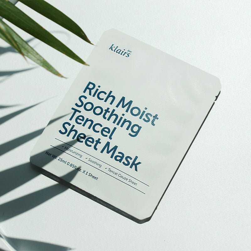 KLAIRS Rich Moist Soothing Tencel Sheet Mask | Hydrating Mask | BONIIK