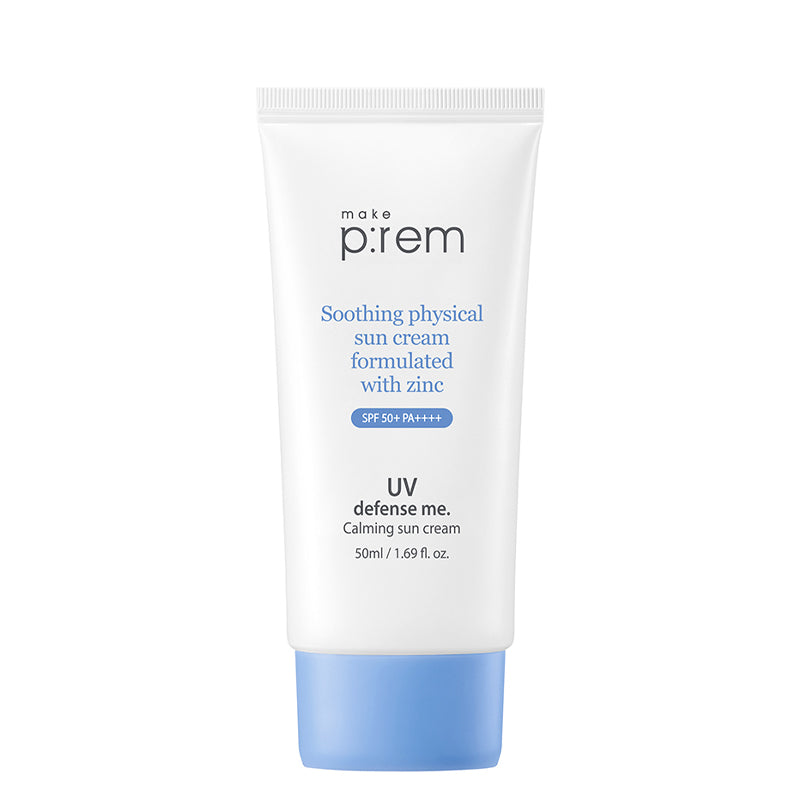 MAKE PREM UV Defense Me. Calming Sun Cream | Sunscreen | BONIIK