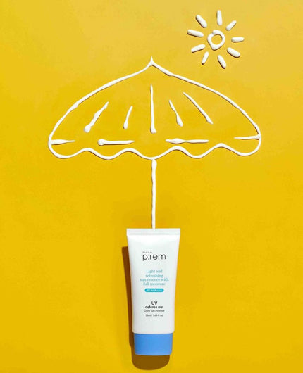 MAKE PREM UV Defense Me. Daily Sun Essence | Sunscreen | BONIIK Best Korean Beauty Skincare Makeup Store in Australia
