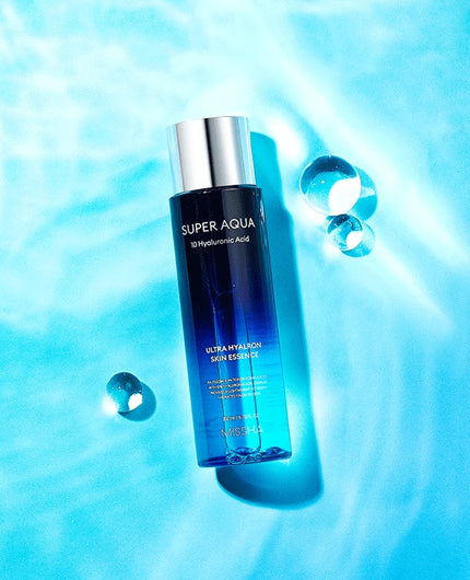 MISSHA Super Aqua 10 Hyaluronic Acid Ultra Hyalron Skin Essence | Moisturising Skin Care | BONIIK K Beauty Australia