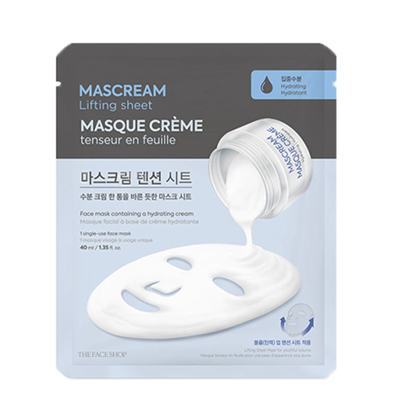 THE FACE SHOP Mascream Lifting Sheet BONIIK Best Korean Skincare Australia