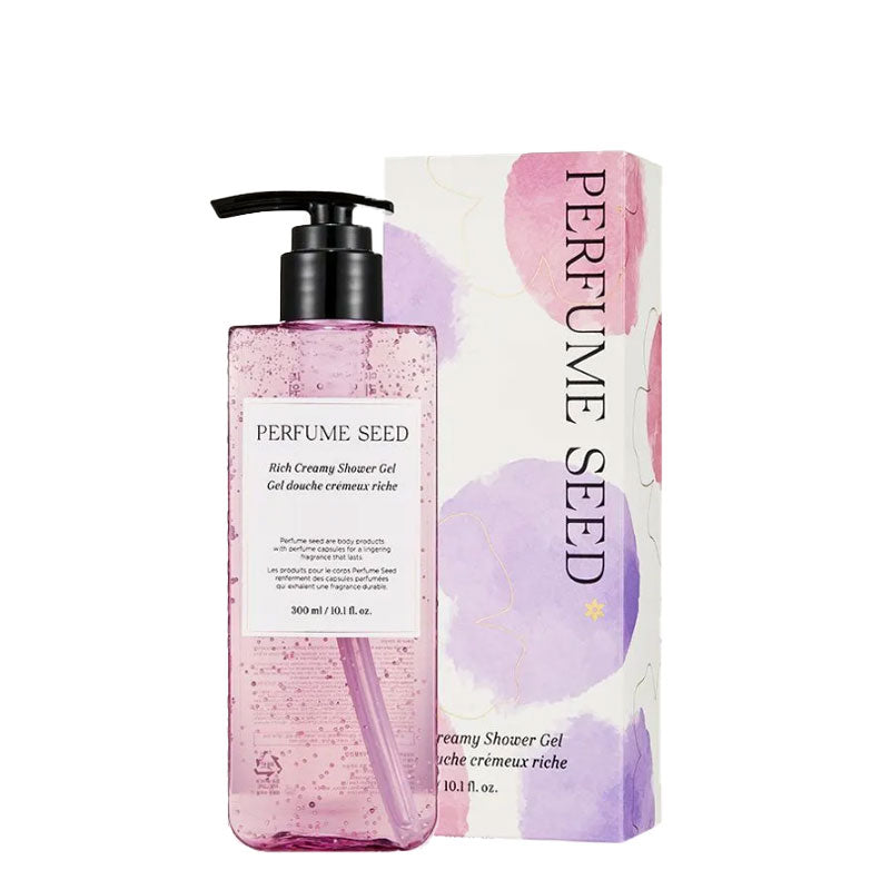 THE FACE SHOP Perfume Seed Rich Creamy Shower Gel | BODY WASH | BONIIK | Best Korean Beauty Skincare Makeup in Australia