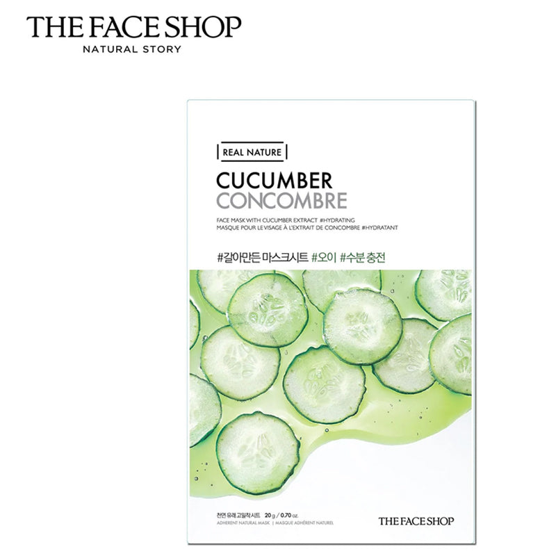 THE FACE SHOP Real Nature Cucumber Mask Sheet | MASK | BONIIK