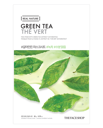 THE FACE SHOP Real Nature Green Tea Mask Sheet | MASK | BONIIK
