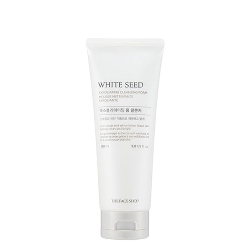 THE FACE SHOP White Seed Exfoliating Foam Cleanser | CLEANSER | BONIIK