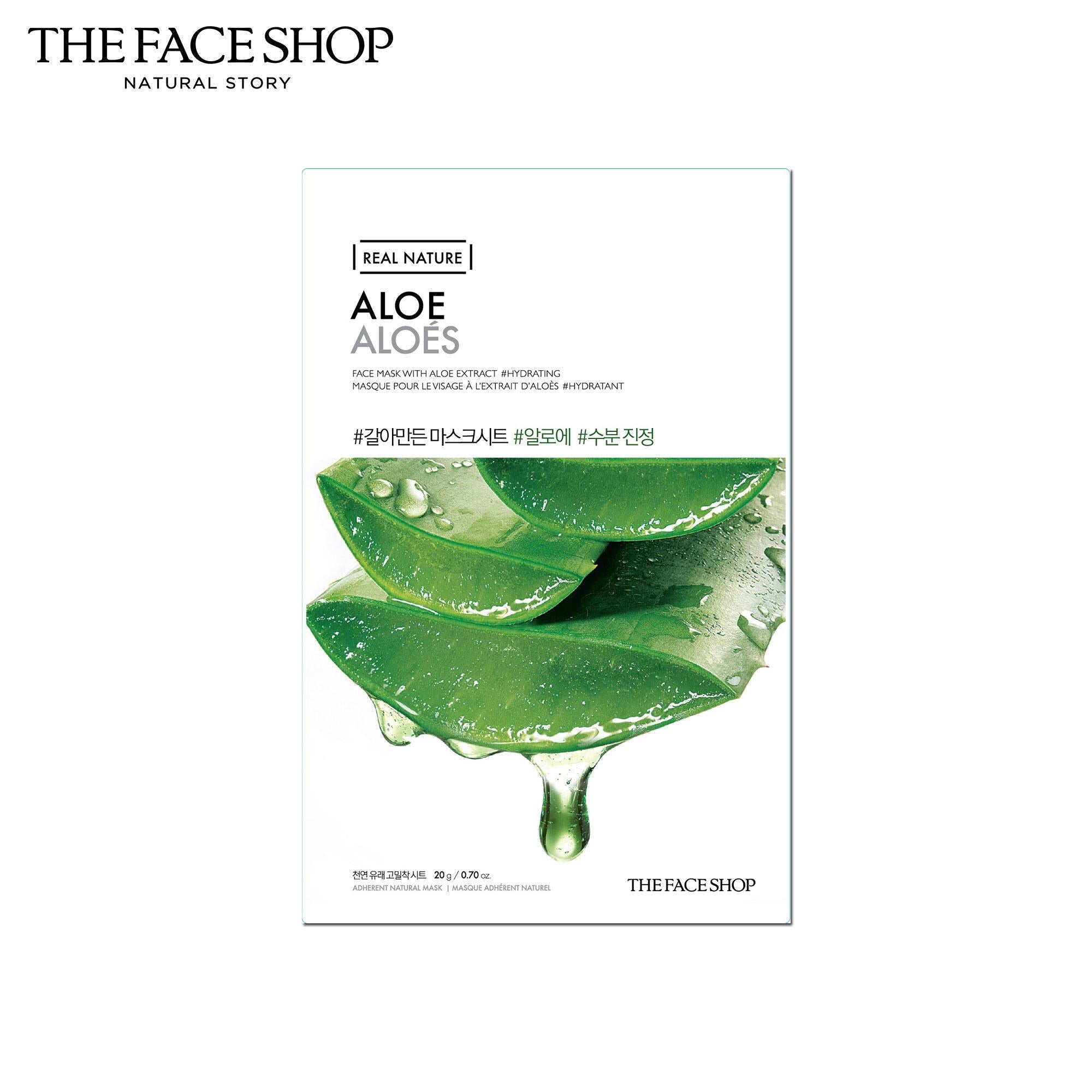 THE FACE SHOP Real Nature Aloe Mask Sheet | MASK | BONIIK