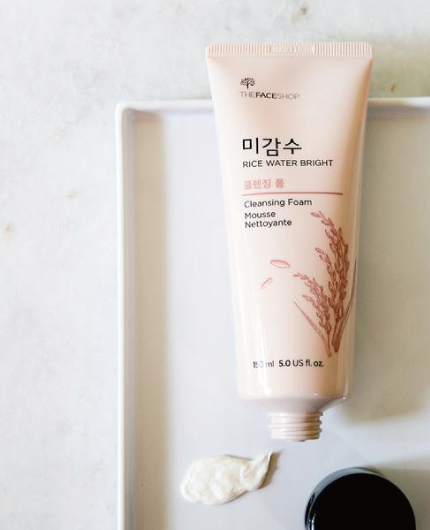 THE FACE SHOP Rice Water Bright Foaming Cleanser | CLEANSER | BONIIK