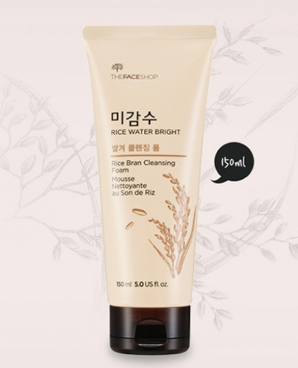THE FACE SHOP Rice Water Bright Rice Bran Foaming Cleanser | CLEANSER | BONIIK