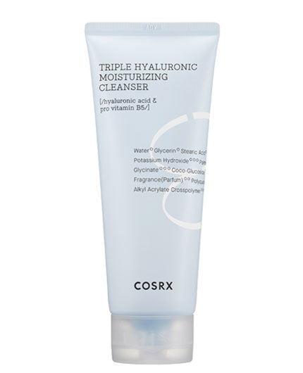 COSRX Hydrium Triple Hyaluronic Moisturizing Cleanser | Face Wash | BONIIK | Best Korean Beauty Skincare Makeup in Australia