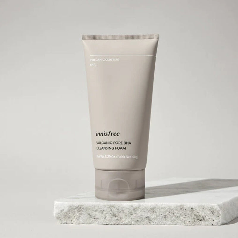 INNISFREE Jeju Volcanic Pore BHA Cleansing Foam | Face Wash | BONIIK Best Korean Beauty Skincare Makeup in Australia
