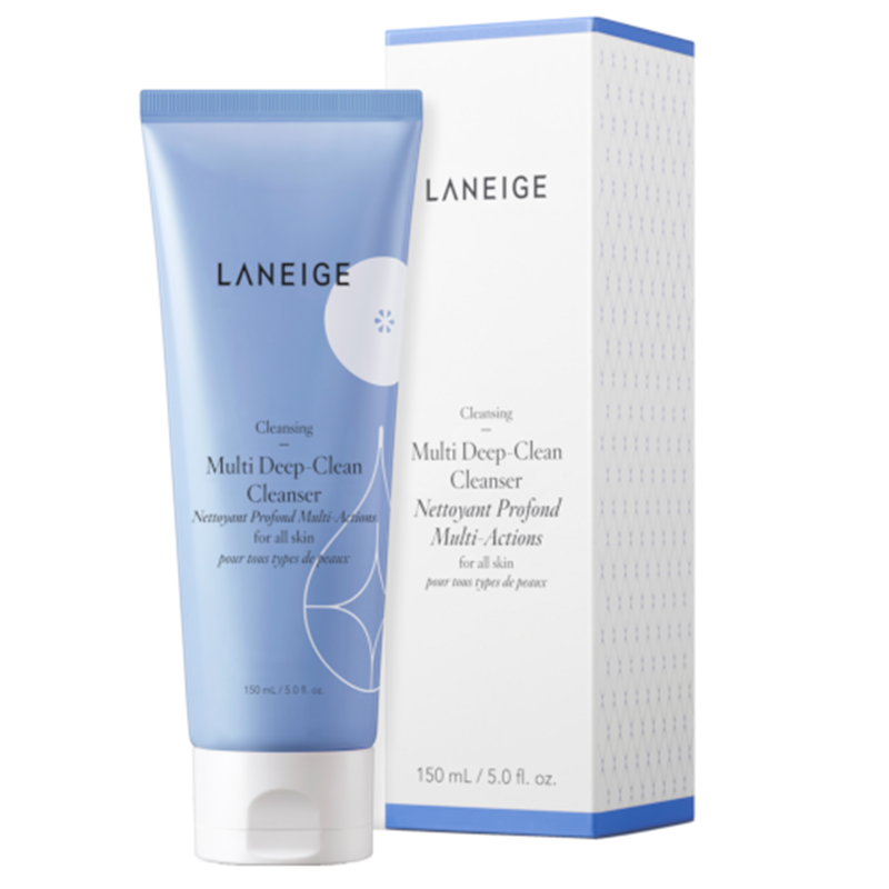 LANEIGE Multi Deep-Clean Cleanser | Facial Wash | BONIIK Best Korean Beauty Skincare Makeup in Australia