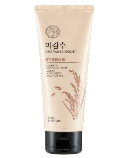 THE FACE SHOP Rice Water Bright Rice Bran Foaming Cleanser | CLEANSER | BONIIK
