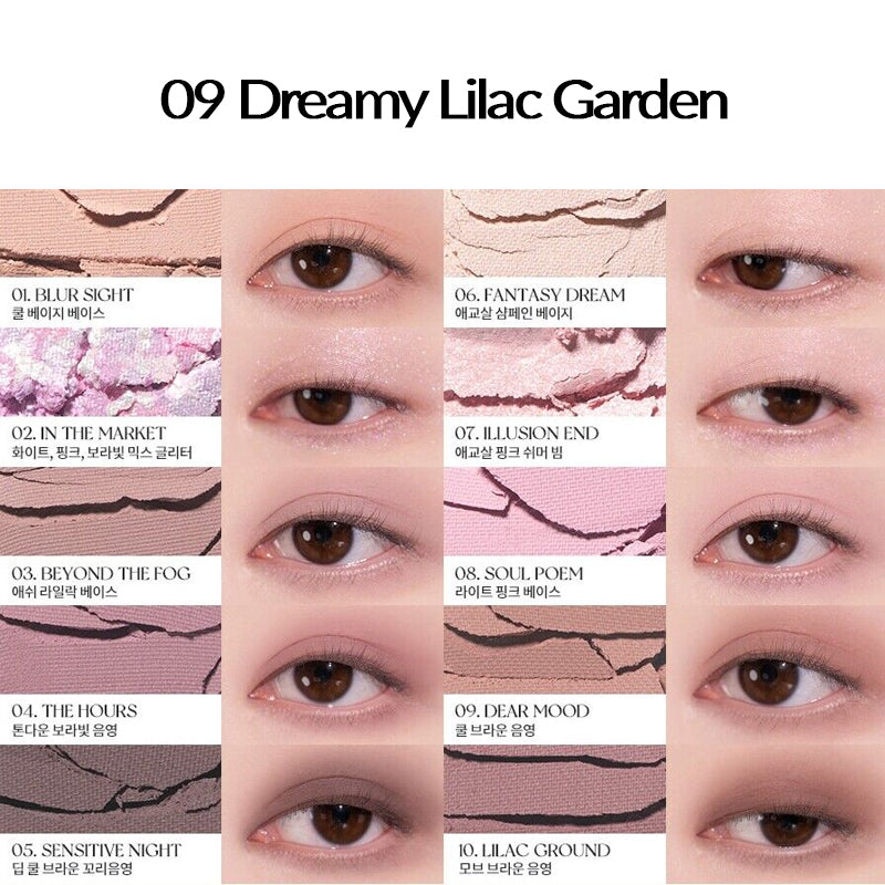 ROMAND Better Than Palette 09 Dreamy Lilac Garden | BONIIK Best Korean Beauty Skincare Makeup Store in Australia