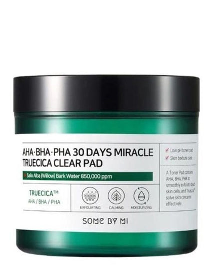 SOME BY MI AHA BHA PHA 30 Days Miracle Truecica Clear Pad | Toner | BONIIK | Best Korean Beauty Skincare Makeup in Australia