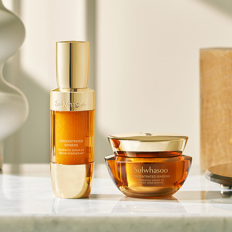 SULWHASOO Concentrated Ginseng Renewing Serum and Cream BONIIK Best Korean Beauty Skincare Makeup Store in Australia