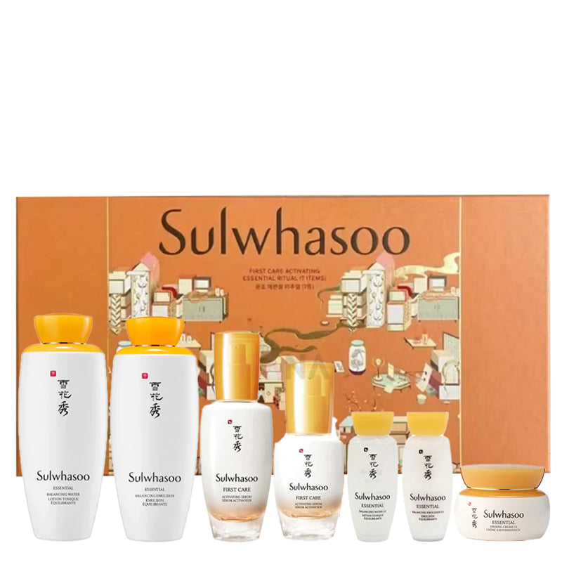 SULWHASOO First Care Activating Essential Ritual 7 Items | BONIIK Best Korean Beauty Skincare Makeup Store in Australia