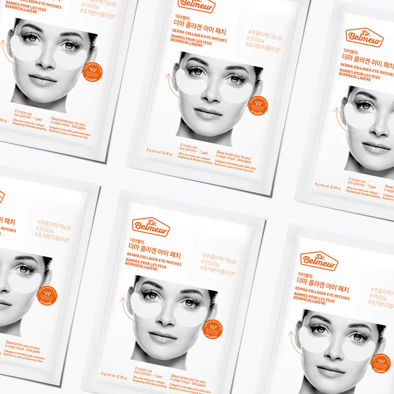THE FACE SHOP Dr. Belmeur Derma Collagen Eye Patches | BONIIK Best Korean Beauty Skincare Makeup Store in Australia