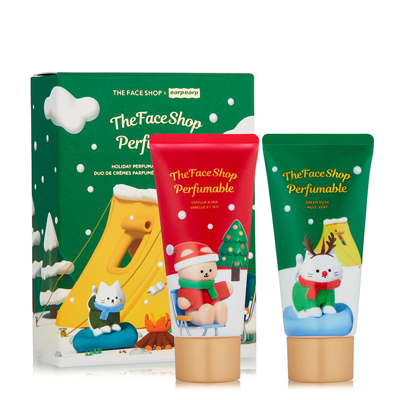 THE FACE SHOP Holiday Perfumable Hand Cream Duo | BONIIK Best Korean Beauty Skincare Makeup Store in Australia