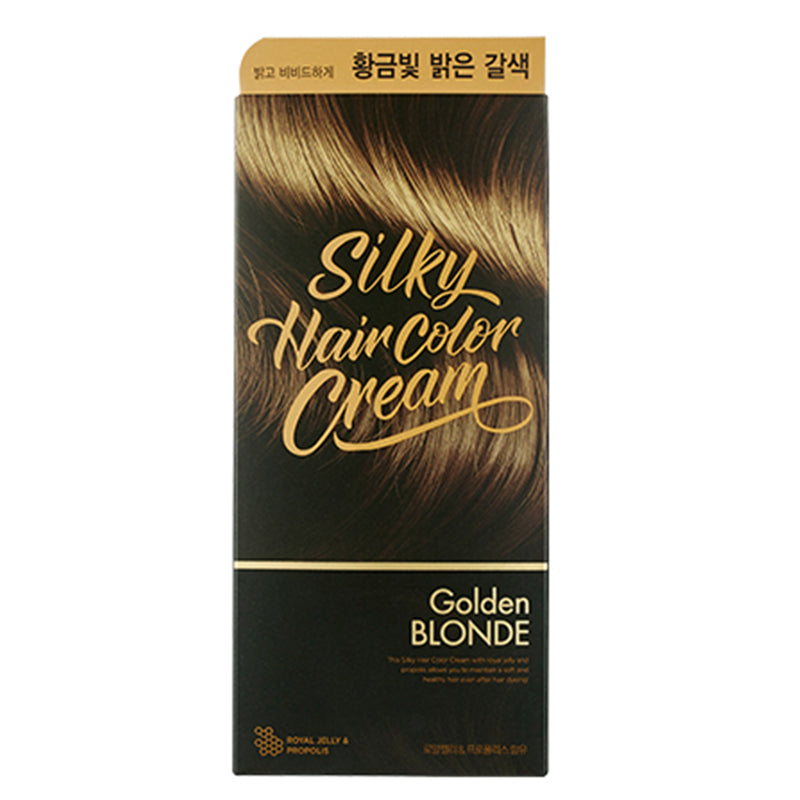 THE FACE SHOP Silky Hair Color Cream Golden Blonde | Hair Dye | BONIIK Best Korean Beauty Skincare Makeup Store in Australia